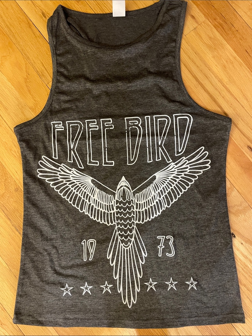 Free Bird Dark Gray Tank Top - Small